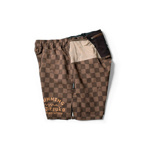 MMAx3ITSUKA Checker Racing Run Shorts