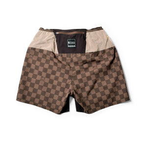 MMAx3ITSUKA Checker Racing Run Shorts