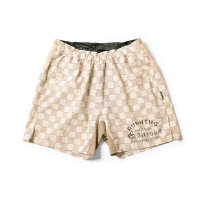 MMAx3ITSUKA Checker Racing Run Shorts