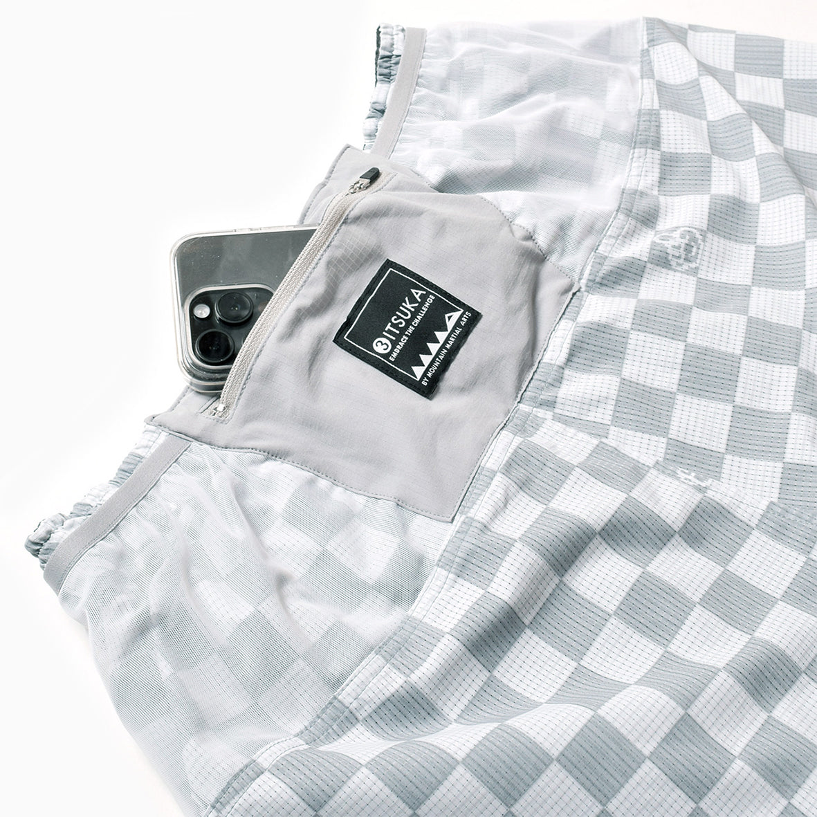 三津家貴也　MMAx3ITSUKA Checker Racing Shorts MMAx3ITSUKA Checker Racing Run Shorts - 三津家貴也 オフィシャルサイト