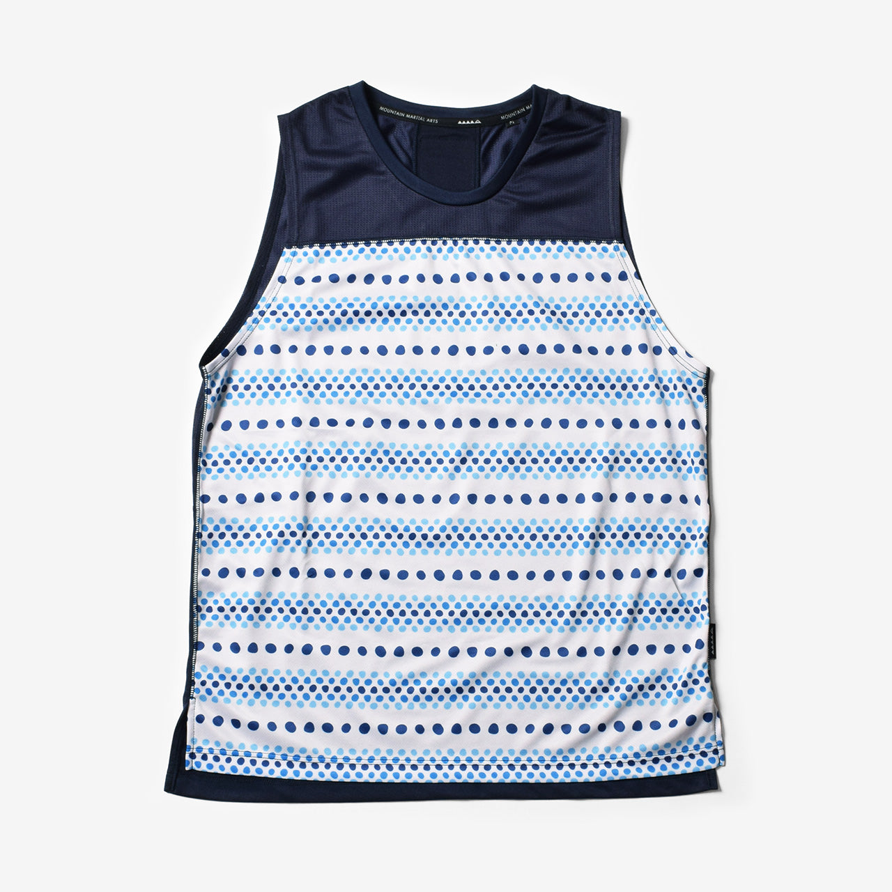 MMA Racing Sleeve-less version. Mitsuka BLUE DOT BORDER